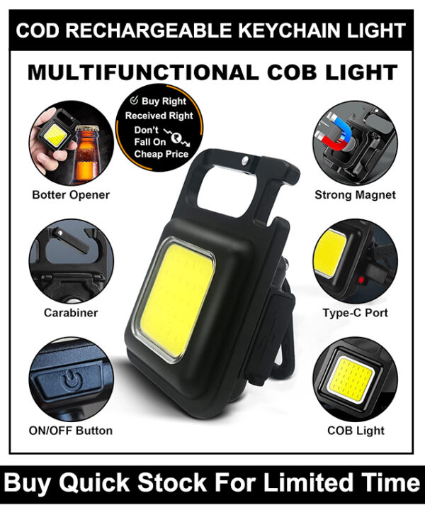 COD Rechargeable Keychain light