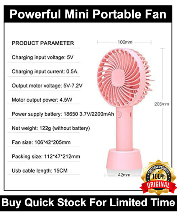 Mini Hand Fan - Image 11