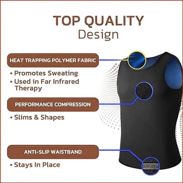 Men Advanced Sweat Shaper vest - Image 5