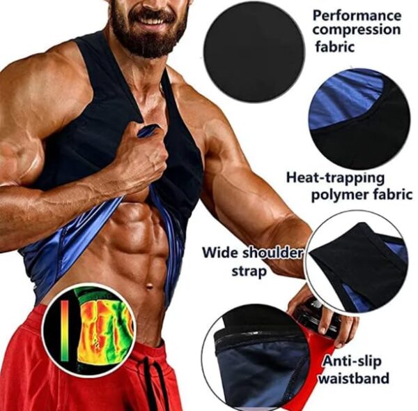 Men Advanced Sweat Shaper vest - Image 8
