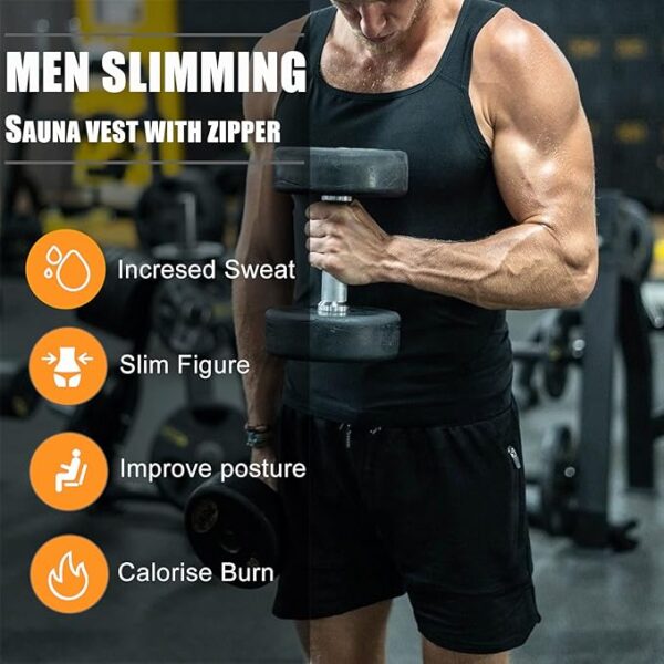 Men Advanced Sweat Shaper vest - Image 4
