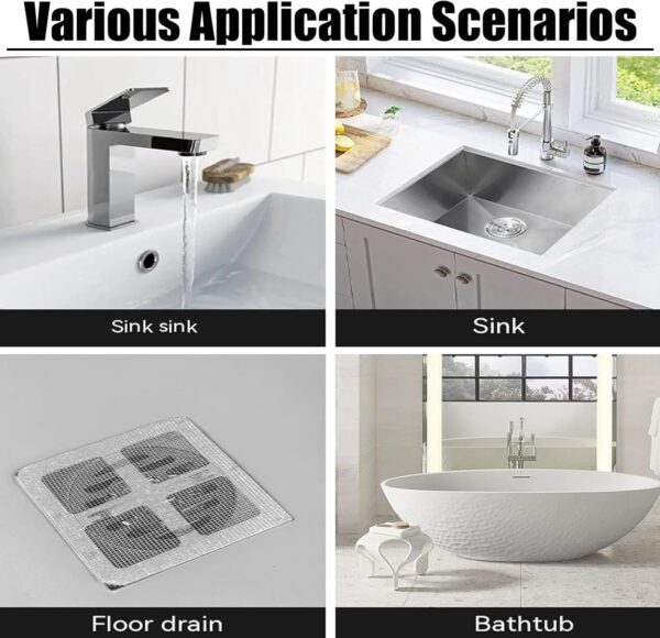 DISPOSABLE SHOWER DRAIN COVER 10 PCS PACK - Image 4