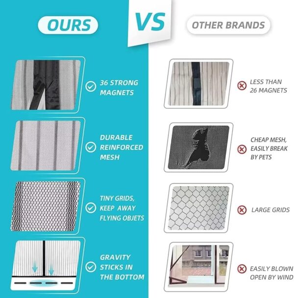Advanced Magnetic Mosquito Screen Door - Image 9