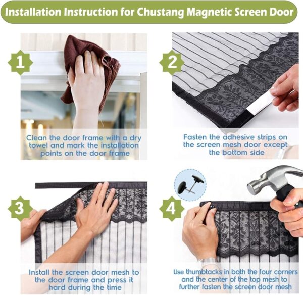Advanced Magnetic Mosquito Screen Door - Image 10