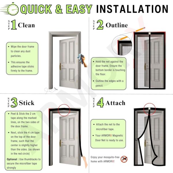 Advanced Magnetic Mosquito Screen Door - Image 19