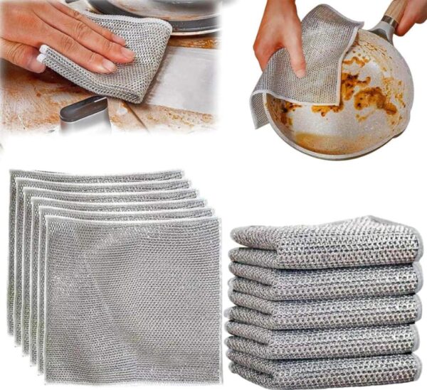 WIRE DISH-WASHING RAGS(PACK OF 6) - Image 6