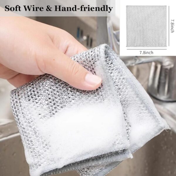 WIRE DISH-WASHING RAGS(PACK OF 6) - Image 8