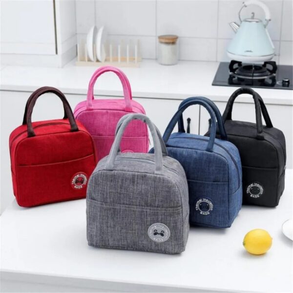 Stylish Matte Finish Insulated Lunch Bags