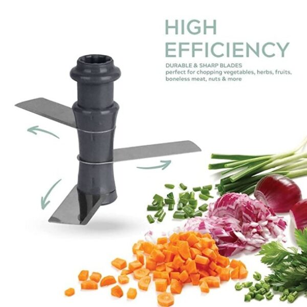 2 IN 1 PUSH CHOPPER (1100ml) - Image 3