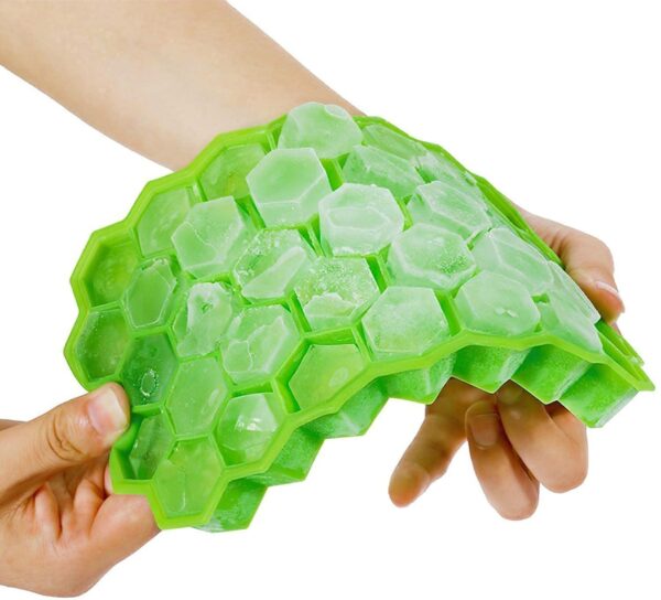 37 CAVITY HEXAGONAL ICE CUBES SILICONE TRAY - Image 22