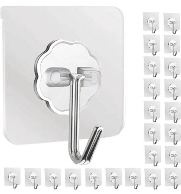 TRANSPARENT FLOWER HOOK 10 Pieces Set