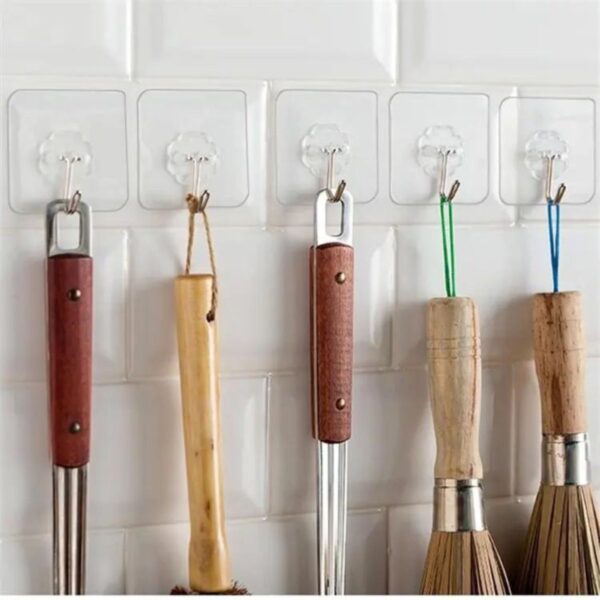 TRANSPARENT FLOWER HOOK 10 Pieces Set - Image 4