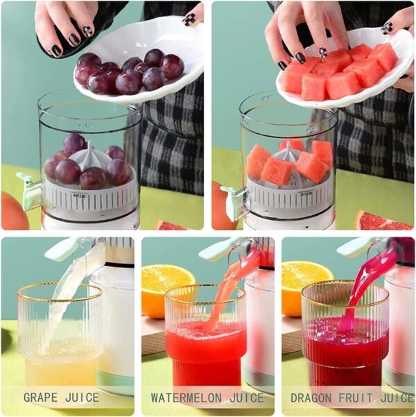 Electric Citrus Fruit Juicer – USB Rechargeable | Fast & Easy - Image 11